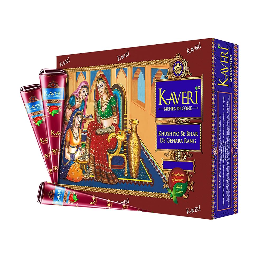 Kaveri Mehandi Kon 10/- Case 74 Box