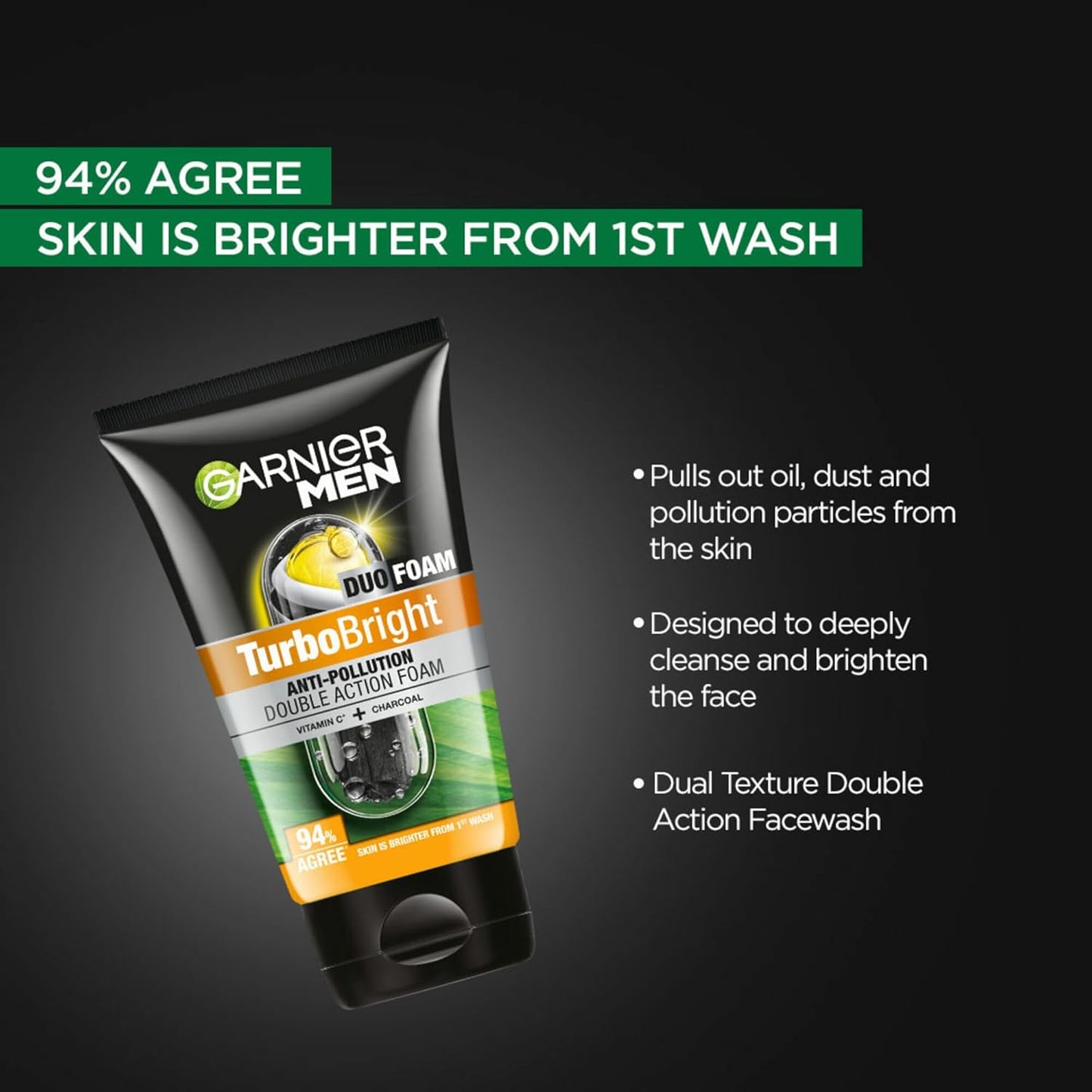 Garnier Men Turbo Bright Face Wash 139/-